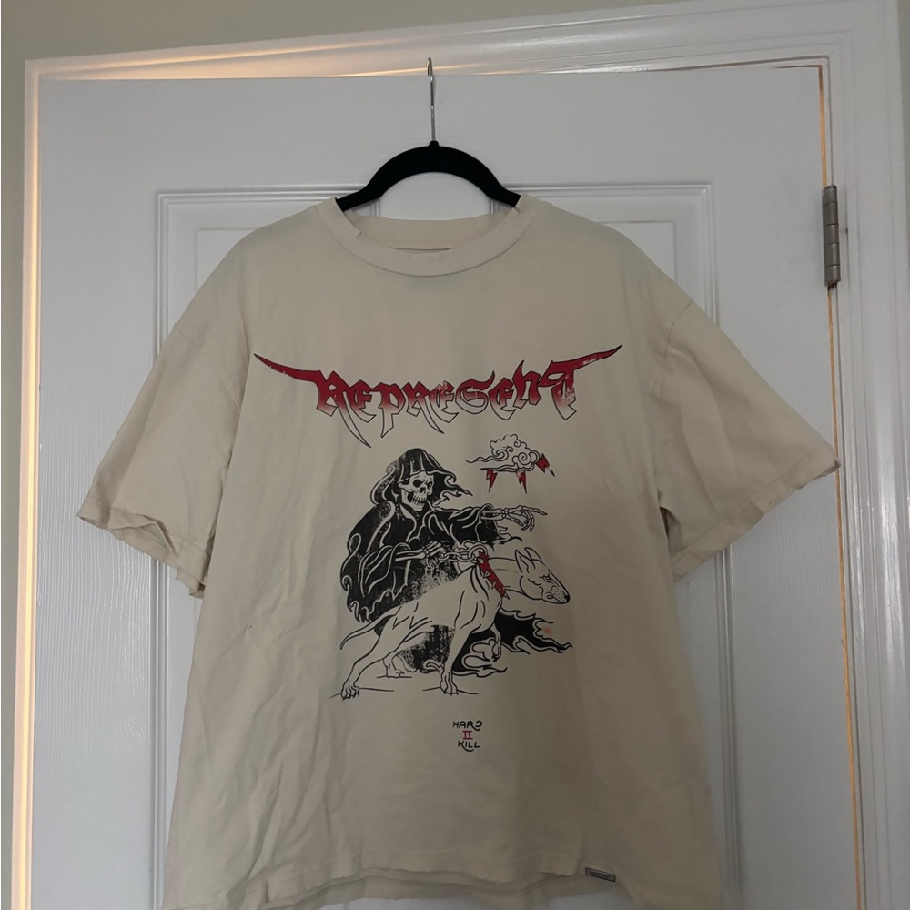 Represent Graphic Beige T-Shirt